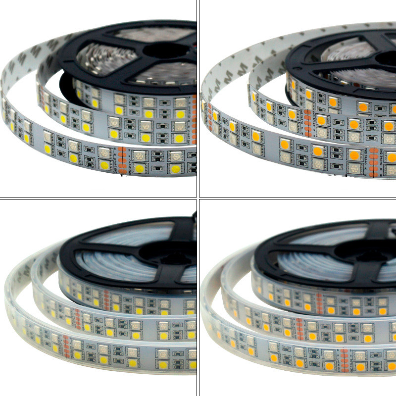 Faixa de led dupla fileira, 12v, 24v,