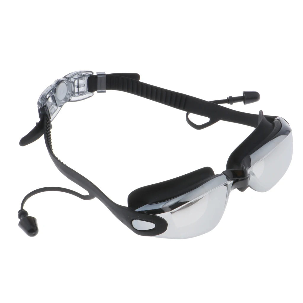 Premium Swimming Glasses Anti-fog Goggles With Quick Release Buckle Earbud