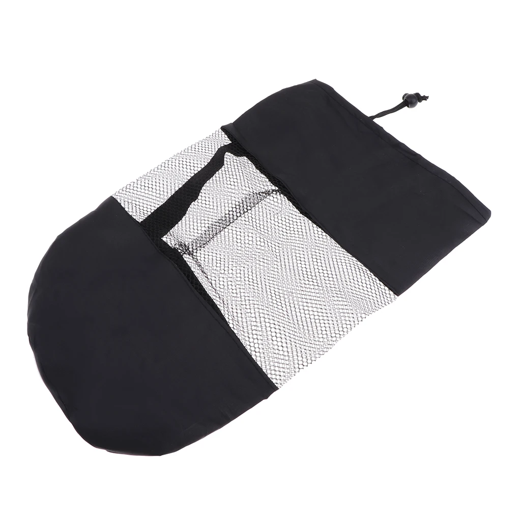 Yoga Bag with Drawstring Closure Yoga Accessories Pilates Pad Bag Yoga Shoulder Bag Mat Carrier Black