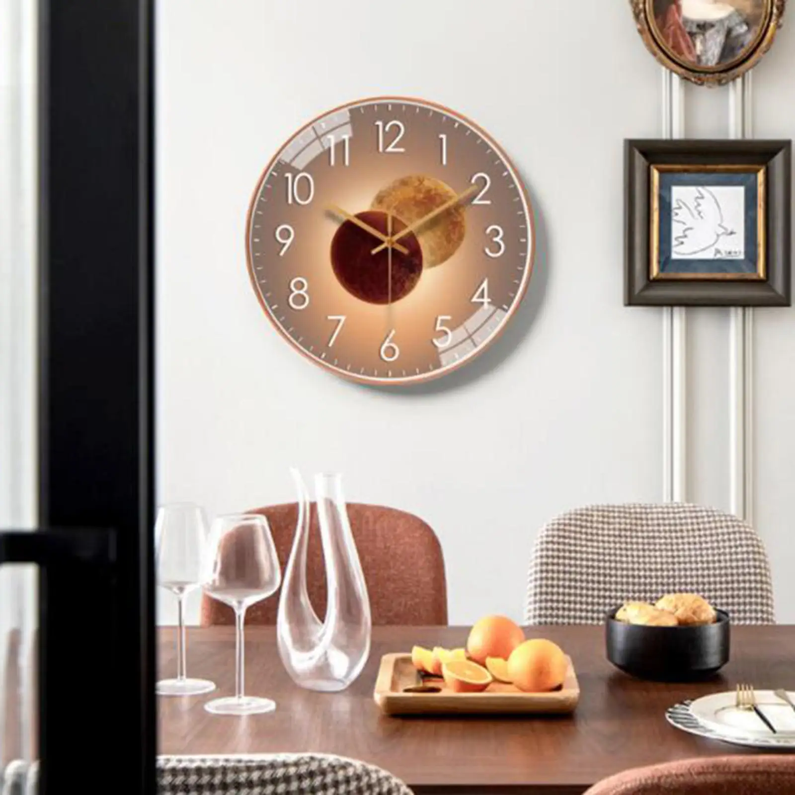 30cm Large Round Digital Wall Clock Watch Silent Quartz Indoor Classroom School Home Office Hotel Shops Cafe Clocks Decoration