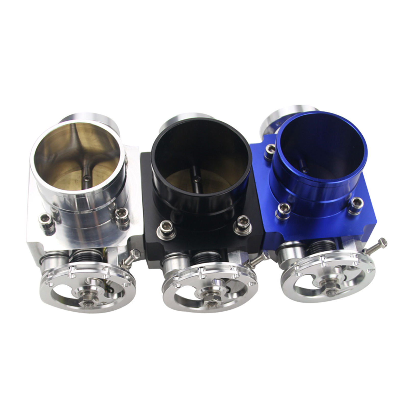 70MM Throttle Body Performance CNC Aluminum Intake Manifold Billet High Flow Fits for  Q45 TPS PQY6970