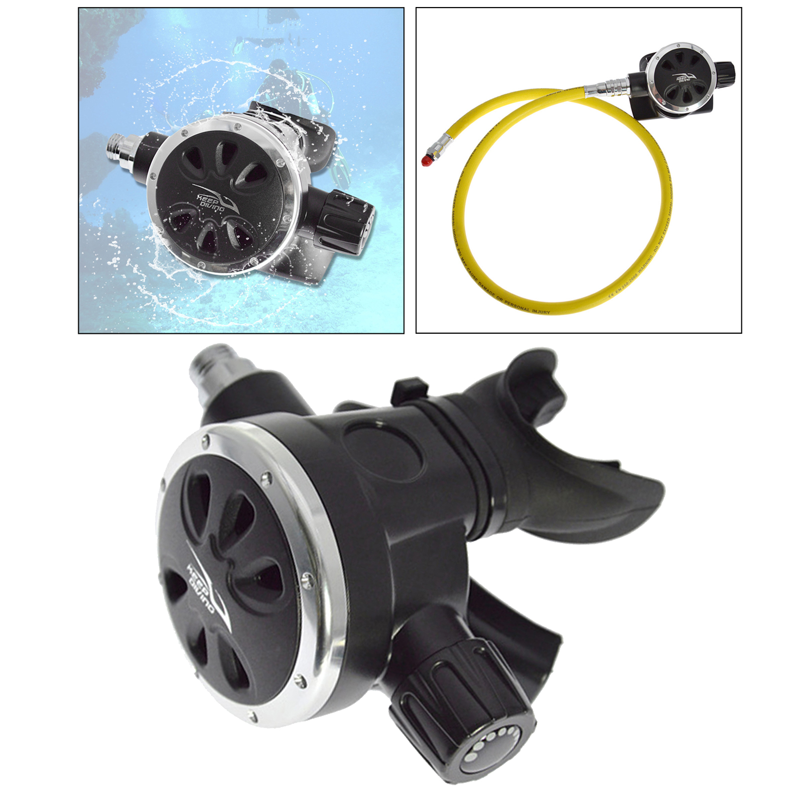 Adjustable Diving Regulator Durable Dive Octopus Breathing Explorer Diver