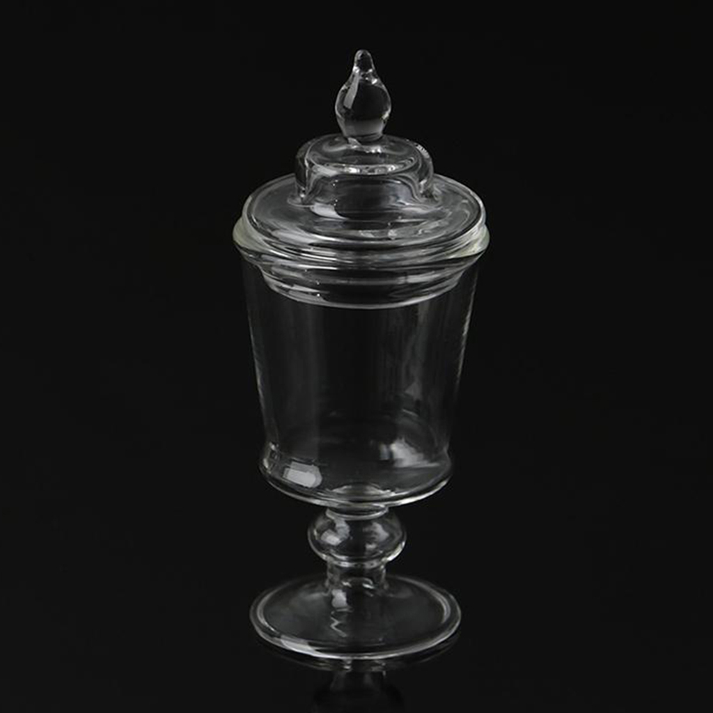 1:12 Scale Dollhouse Storage Jar with Lid, for Doll House Bedroom, Shop, Store Decoration