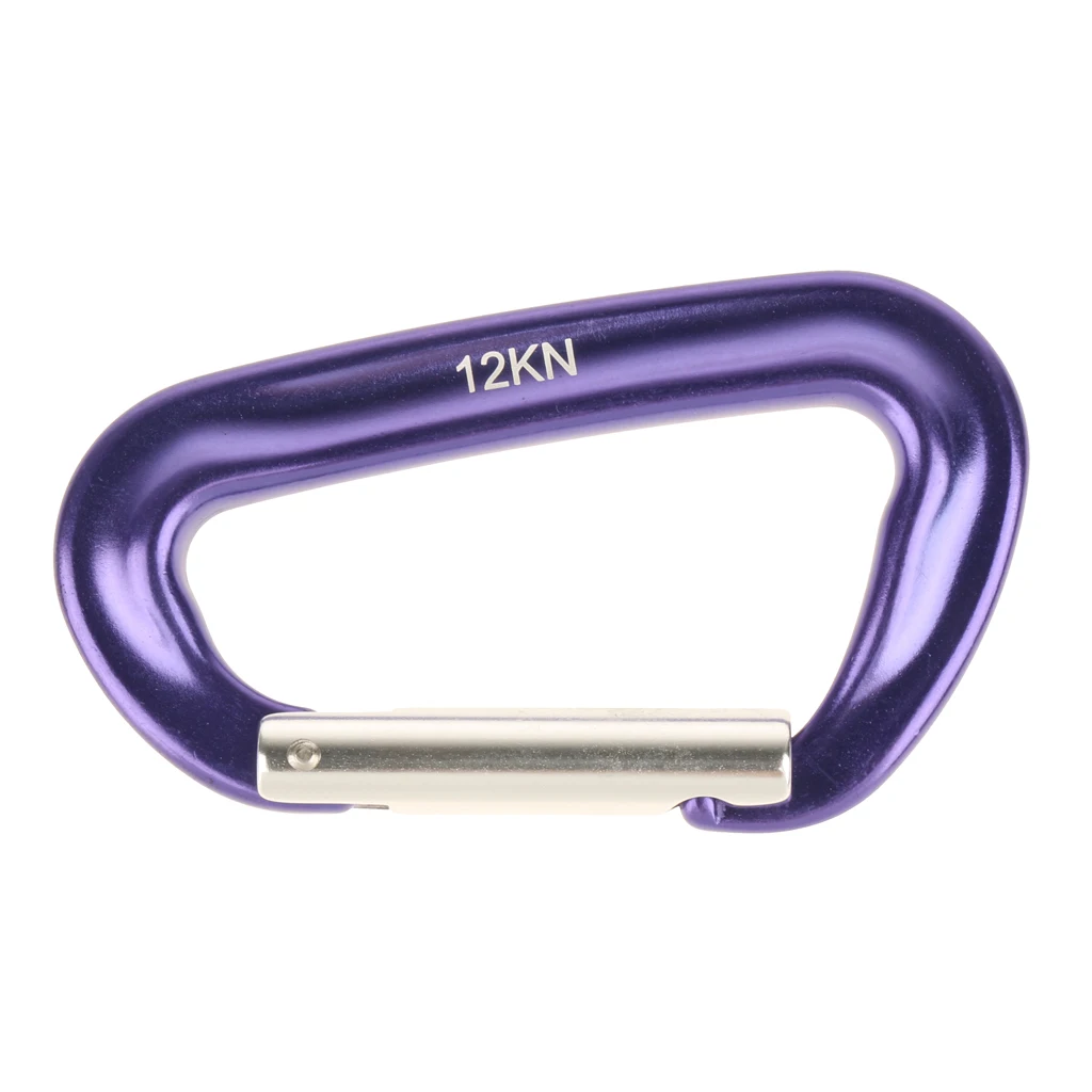 Quickdraw Spring Clip Keychain Carabiner For Camping Backpack Hook 12KN / 12