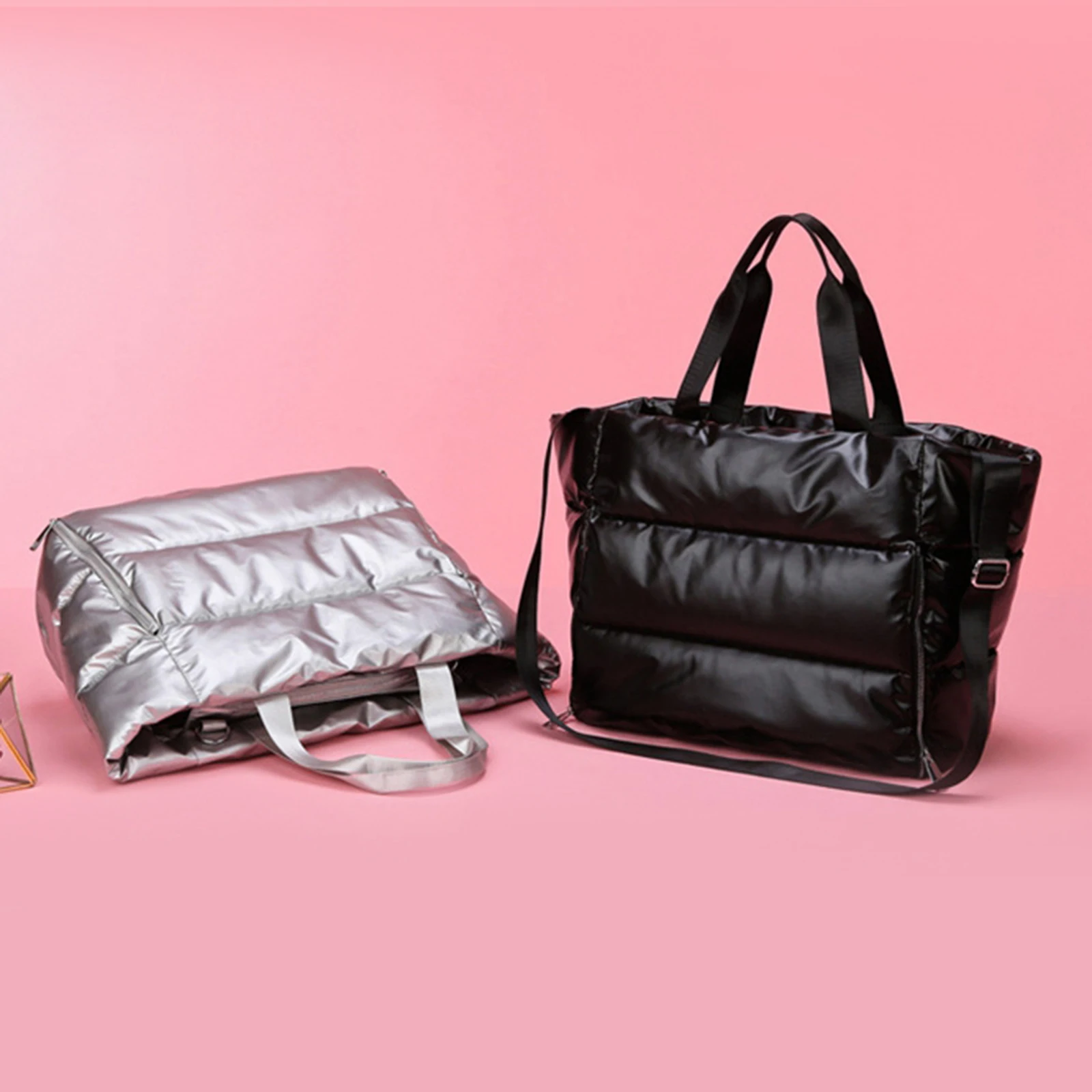 Waterproof Women Gym Fitness Bag Large Capacity Sport Travel Duffel Tote Bag Waterproof Women Gym Fitness Bag Large Capacity Sport Travel Duffel Tote Bag