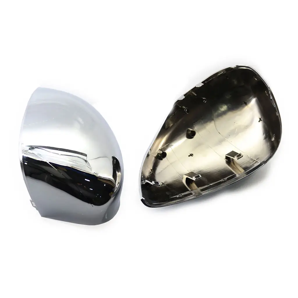 Rearview Mirror Cover Chrome Fit for Ford Fiesta MK7 2009-2015 8A6117K747CA