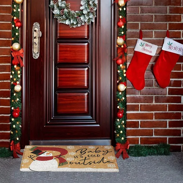 2022 tappetino natalizio tappeto da esterno zerbino ornamento di babbo natale  decorazione natalizia per la casa natale Navidad Deco Noel regalo di  capodanno - AliExpress