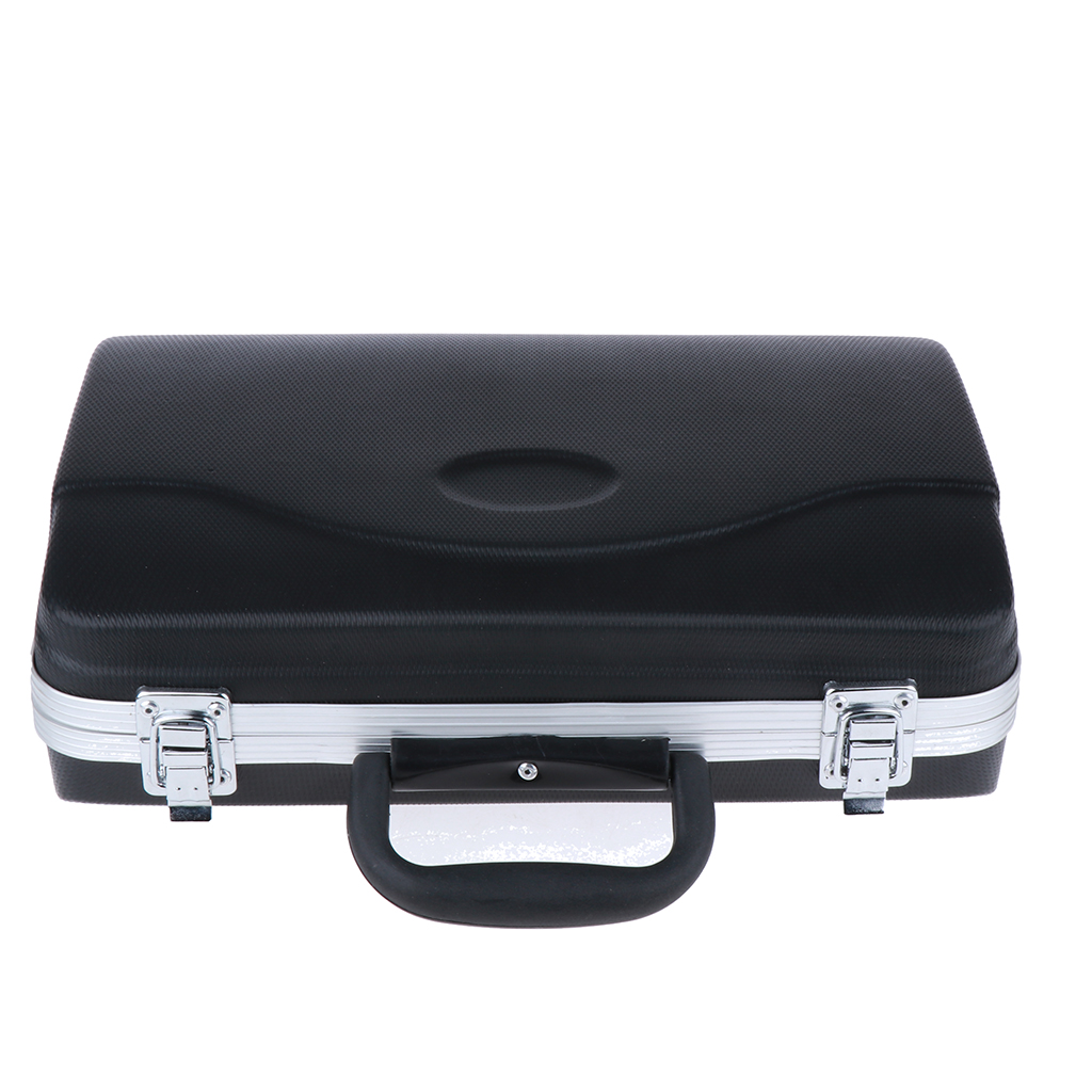 Portable Plastic Clarinet Gig Bag Case Hard Protector with Lining
