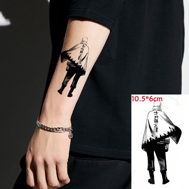 Tattoo stickers waterproof male and female long-lasting Japanese comics  two-dimensional Naruto Uzumaki Naruto Kakashi Gaara - AliExpress