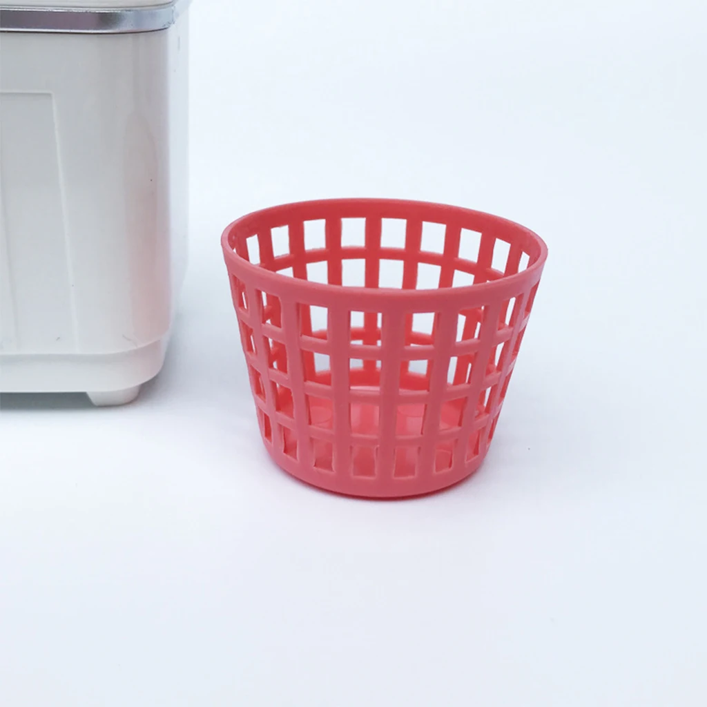 Miniature Laundry Basket in 1:12 doll scale 