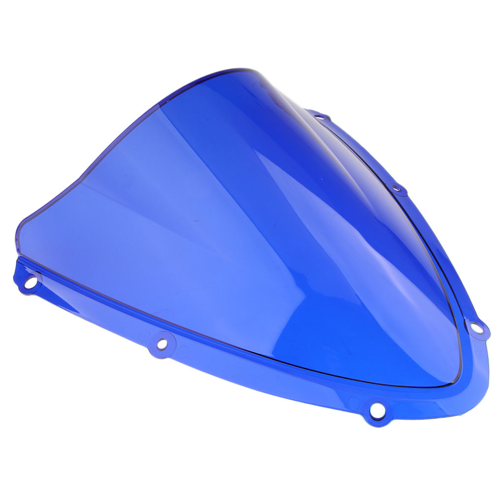 Blue Plastic Motorcycle Windscreen Windshield for Suzuki GSXR600 GSXR750 2008 2009 2010