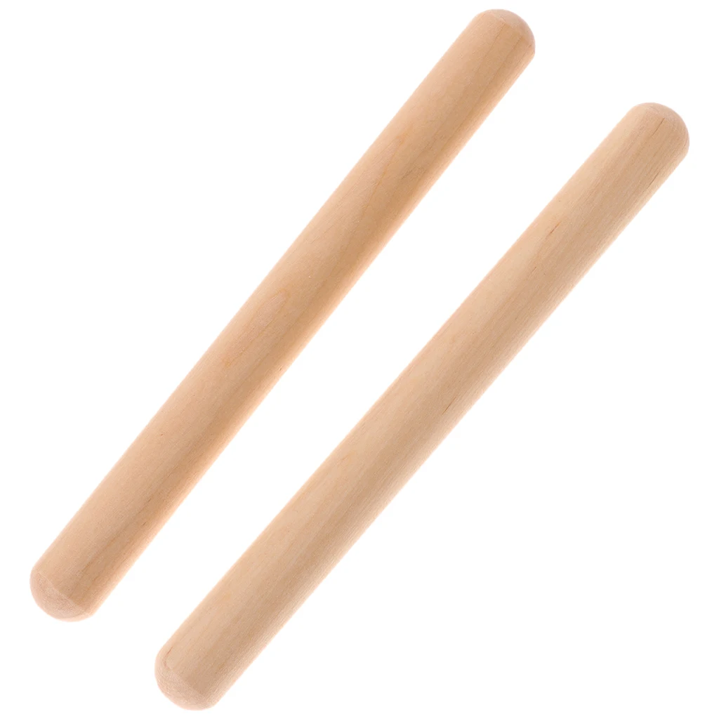 Rhythm Sticks Wooden Drum Sticks, Classic Claves Percussion Instrument, Kid Children Musical Toy Rhythm Learning