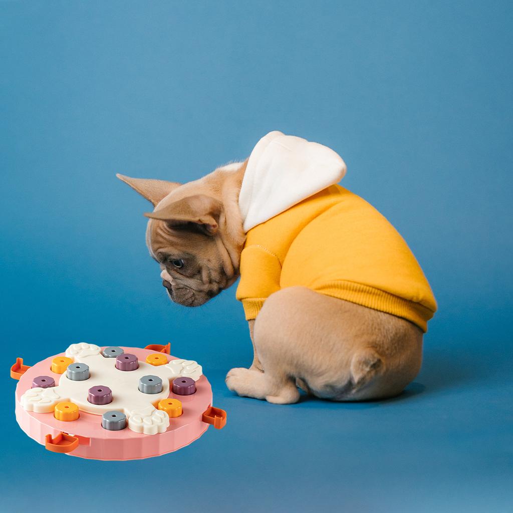 Pet Dog Food Puzzle Preventing Choking Bowl Improve IQ Treat Dispensing Toys Puppy Treat Dispenser Slow Feeder Dog Feeding Bowl