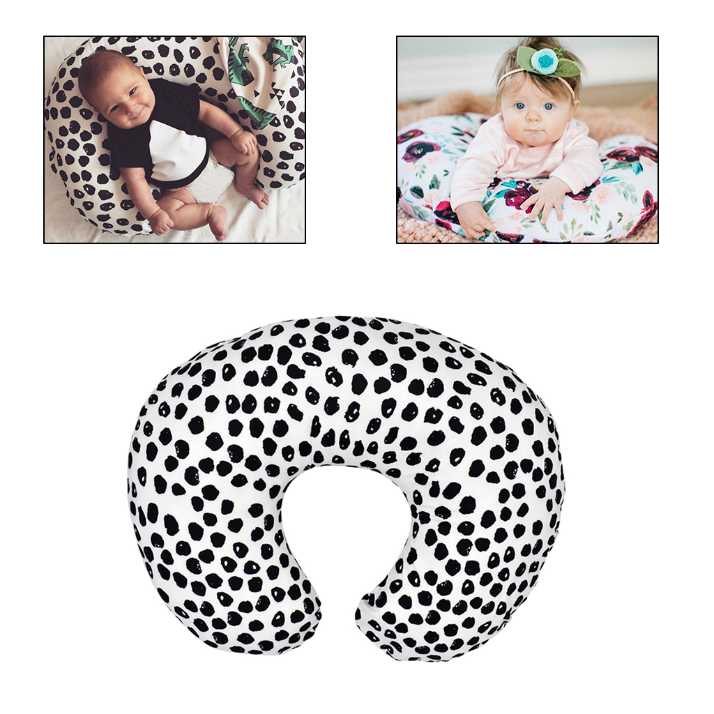 Comfortable Baby U Shape Pillow Cover Newborn Nursing Breast Slipcover