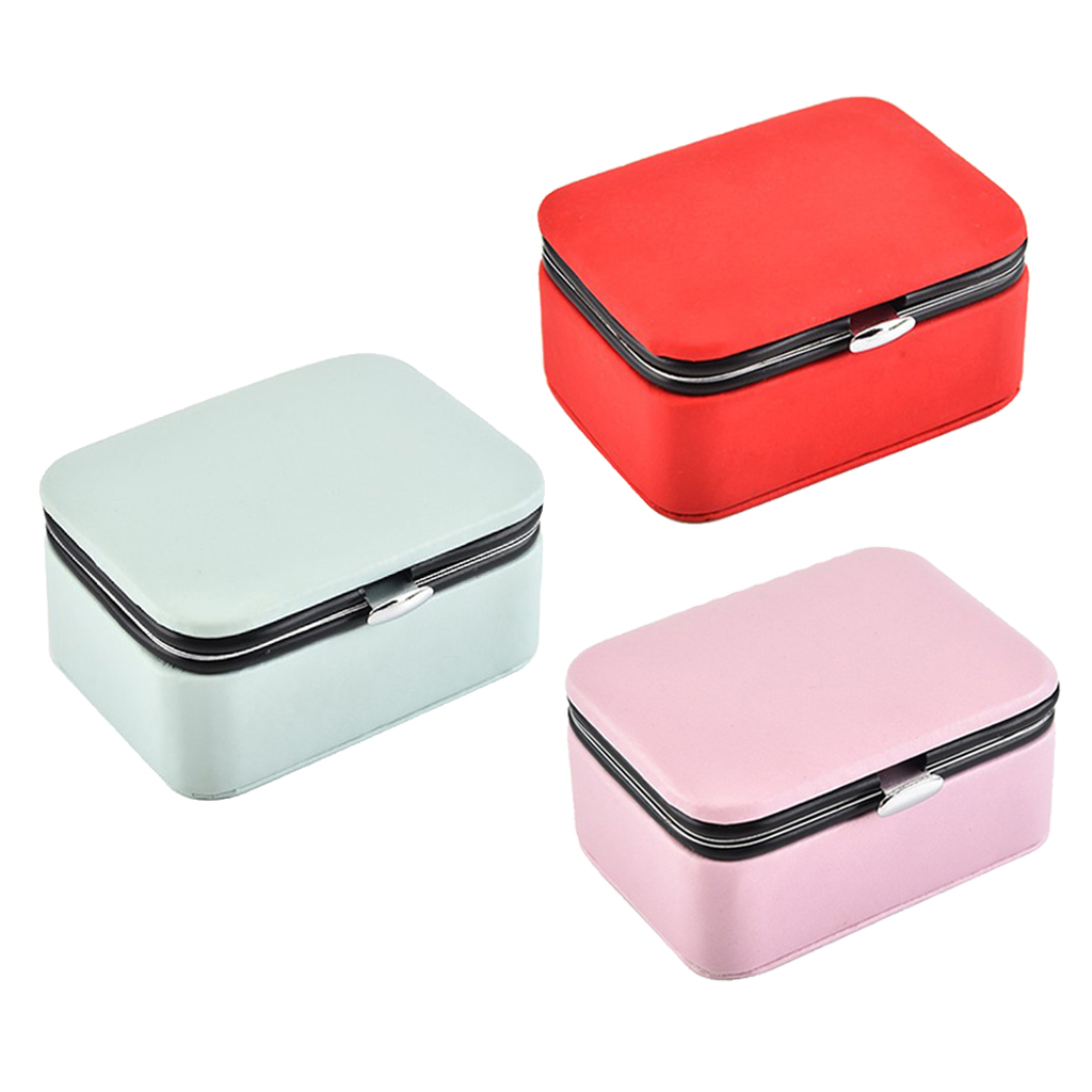 Korean Style Portable Display Jewelry Box For Rings Earrings