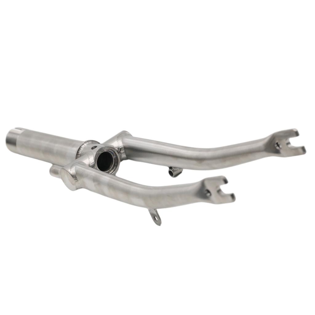 Ultralight Folding Bike Fork for   Titanium Alloy Front Fork Replacement Accessories