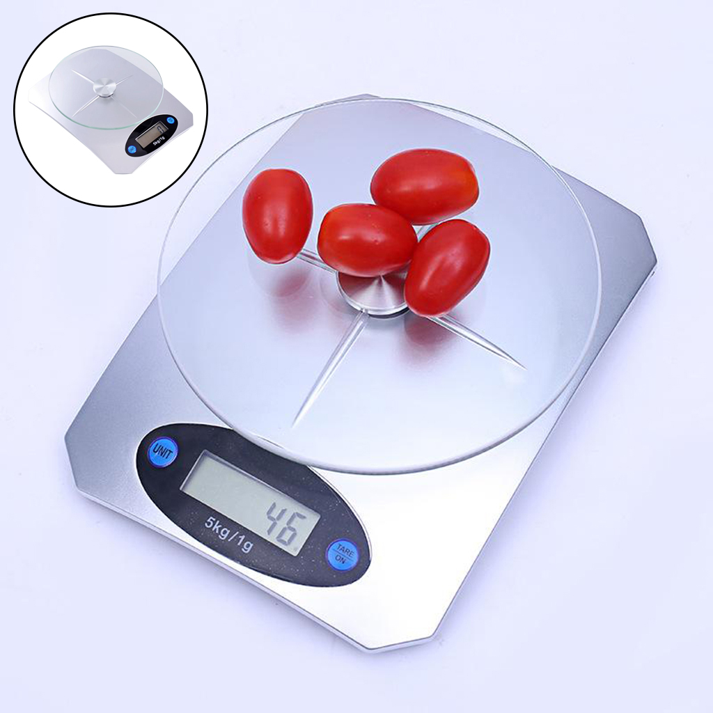 Title 3, Digital ABS Glass Kitchen Scale 5KG Grams and o...