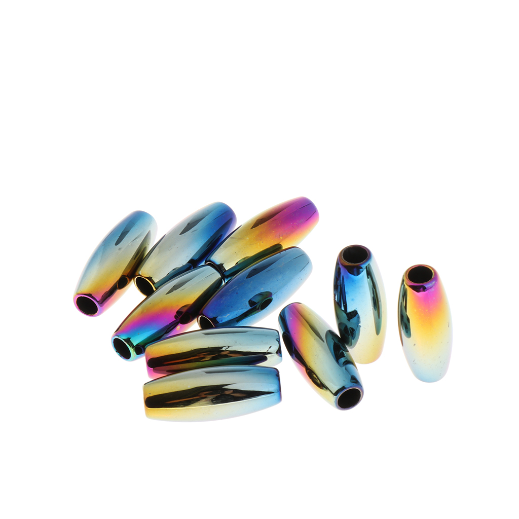 10pcs Neon Hair Decor Extension Braids Cuff Dreadlocks Beads Rings Clips Set