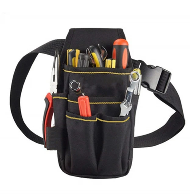 Oxford – sac à outils pour électriciens, pochette de ceinture pour outils  600D, petit sac à outils avec porte-tournevis - AliExpress