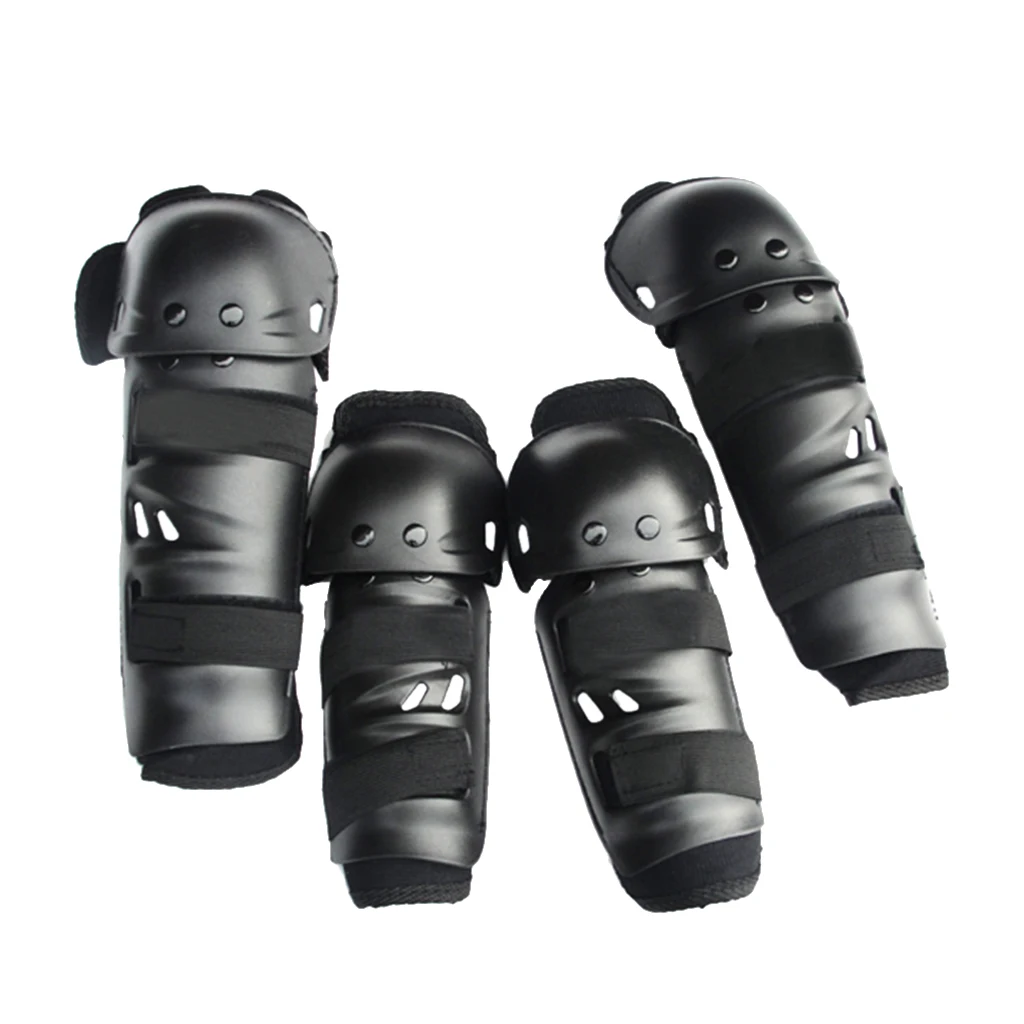 4 Pieces Elbow Protectors Knee Pads Set Motorcycle Elbows And Knees