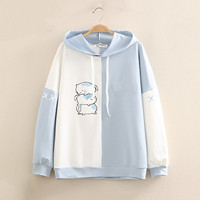 Cute Cat Printed Hoodie - Kawaii Swearshirt 8