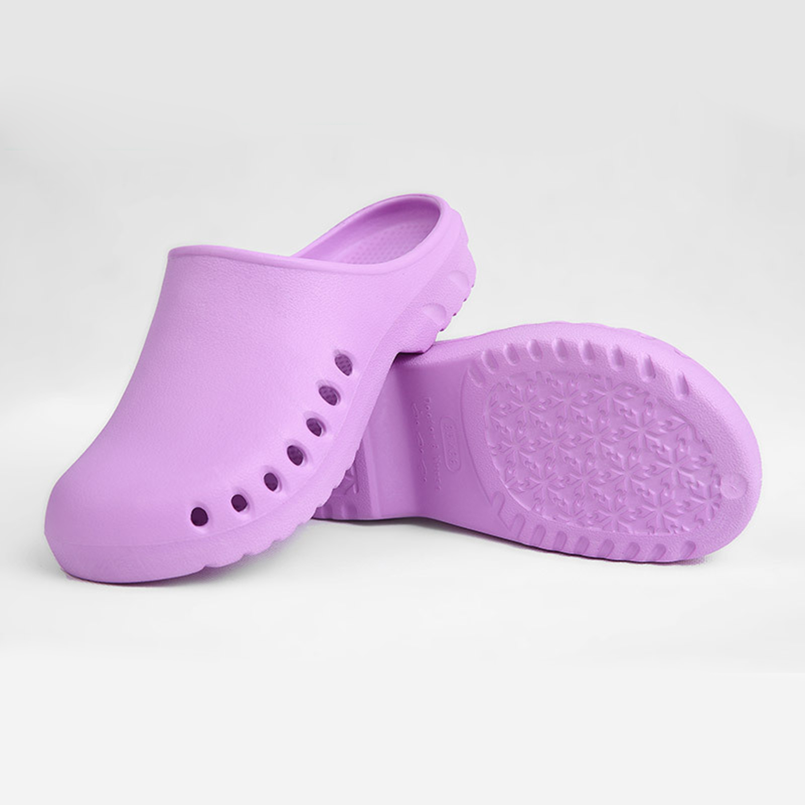pink nursing clogs