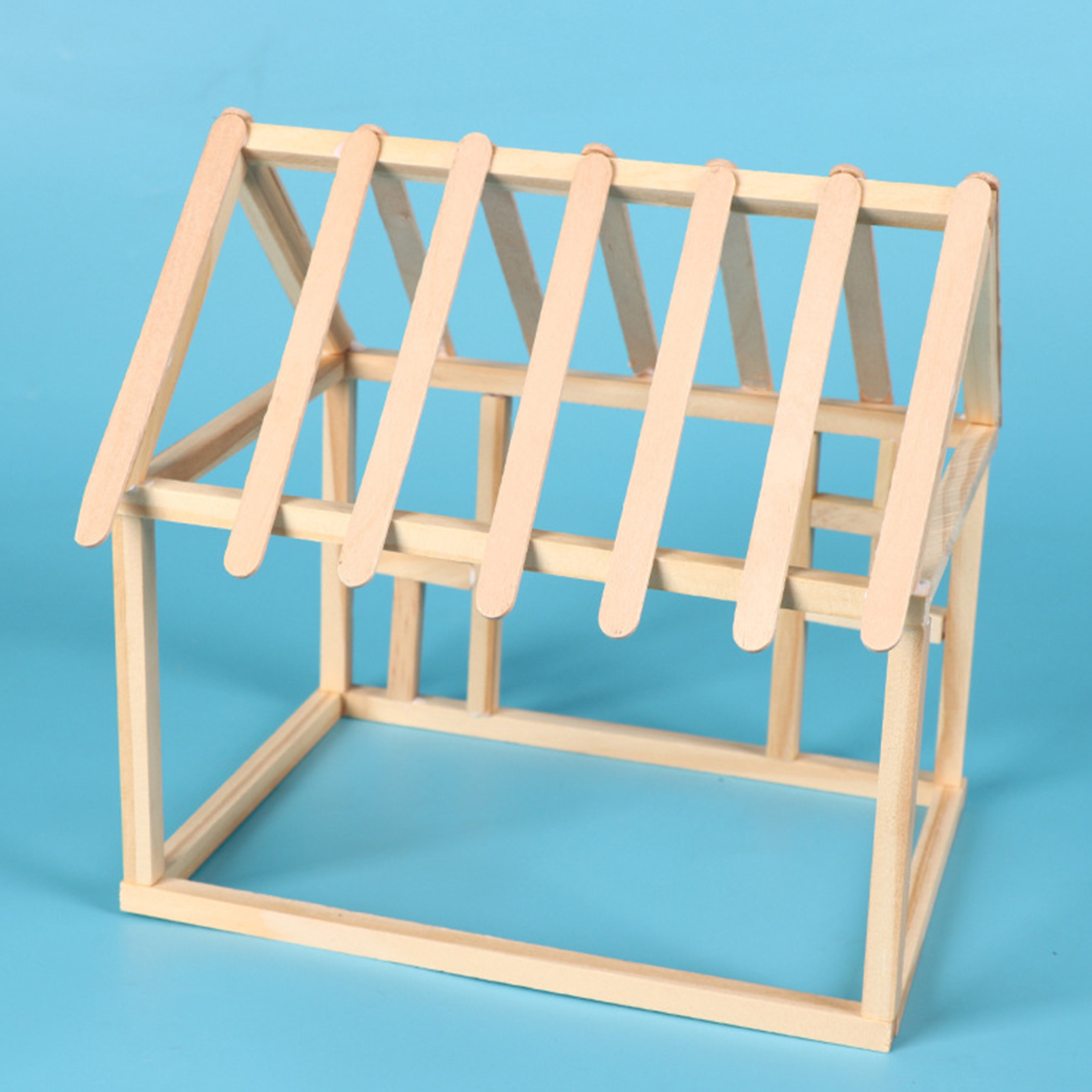 Household Unfinished Wooden House   Kids Learning Toys for Home
