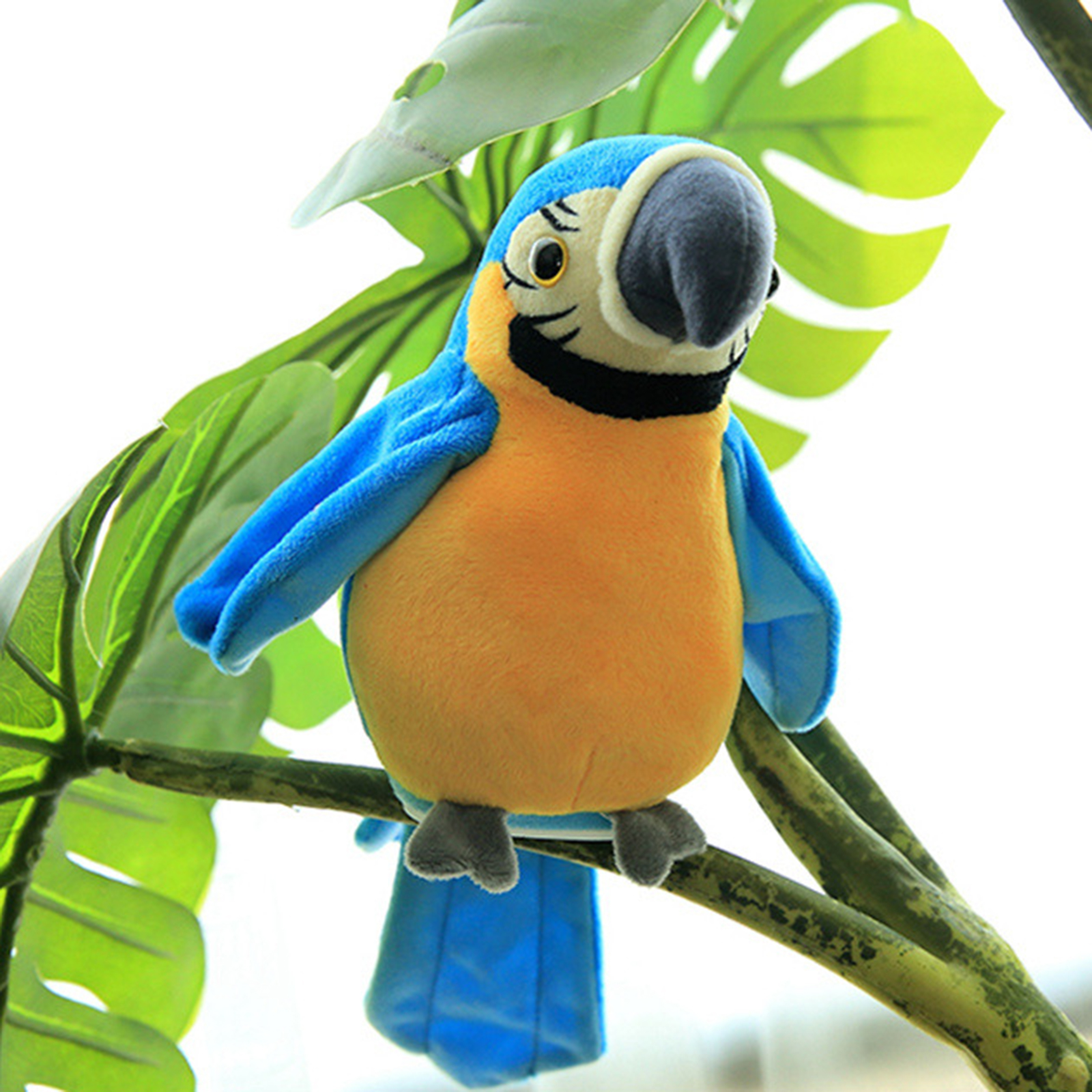Kids Talking Parrot Toy Electronic Record and Speak Toy for Children Gift