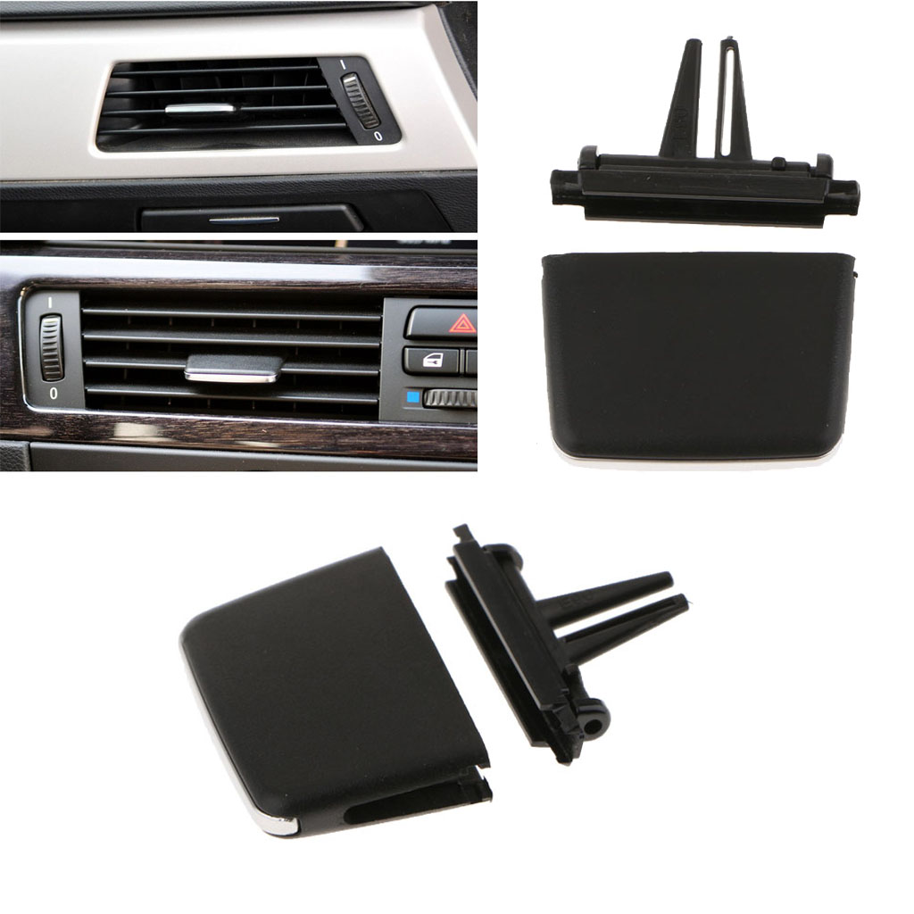 Set of 2 A/C Air   Outlet Tab Clip Repair Kit, Front Fresh Air Grille Clips Fit for BMW 3 Series E90 E92