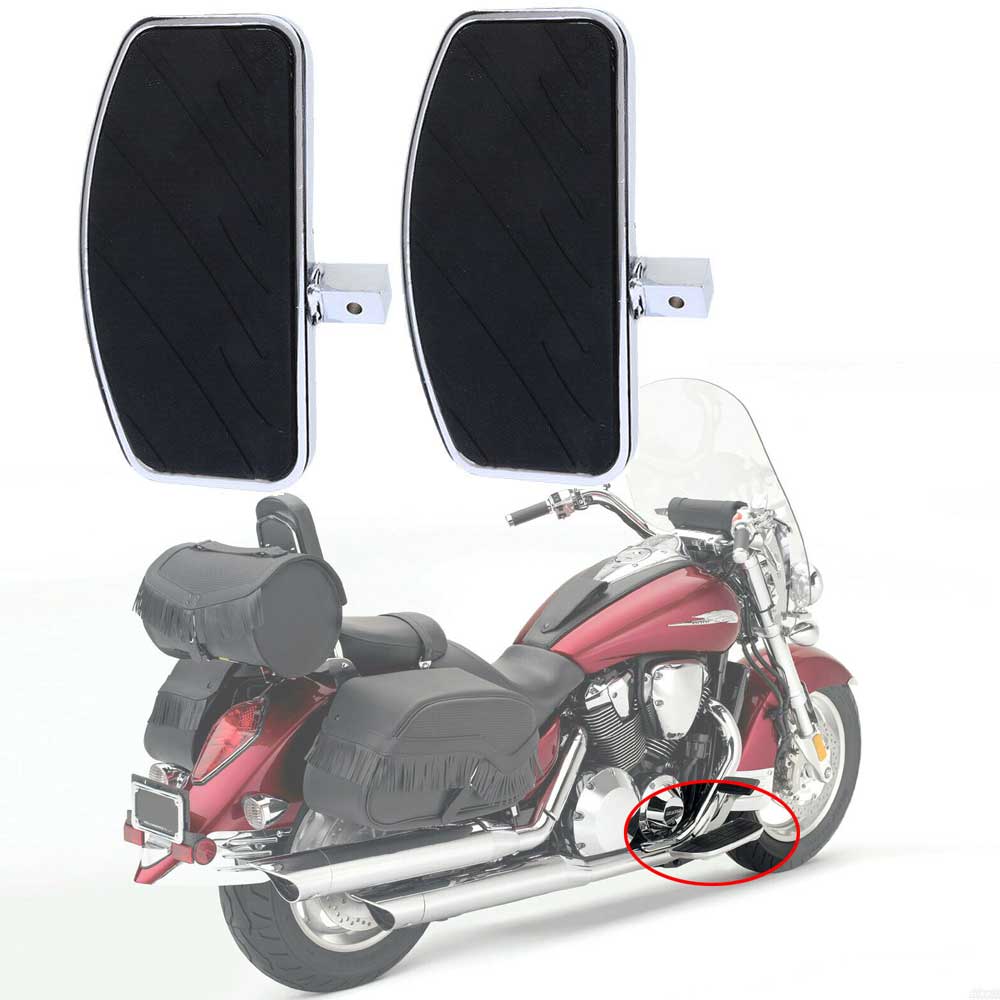 Pair Mini Board Floorboard Mount Adapter Front Rider Floorboard for Honda  VF 250 750 Yamaha V-STAR DragStar 650 XV