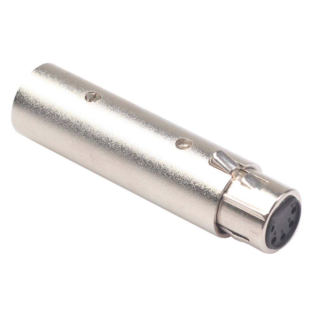 XLR Male to Male & XLR Female to Female 3PIN Adapter Connector Compatible