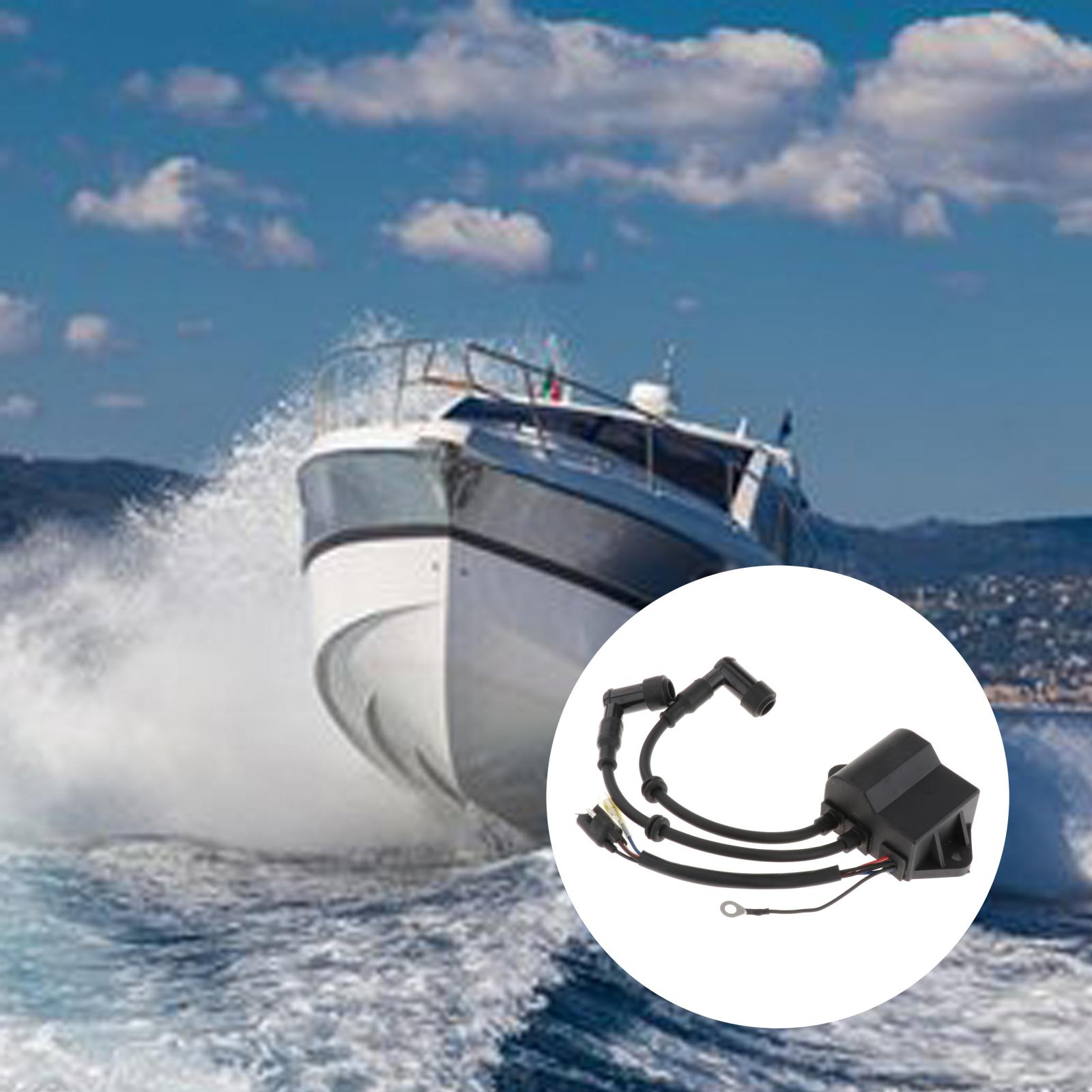 Electric Motor CDI Unit CDI Coil Assy Fit for Suzuki Outboard 2 Stroke Engine Motor DT6 32900-98101 Replace Accessories