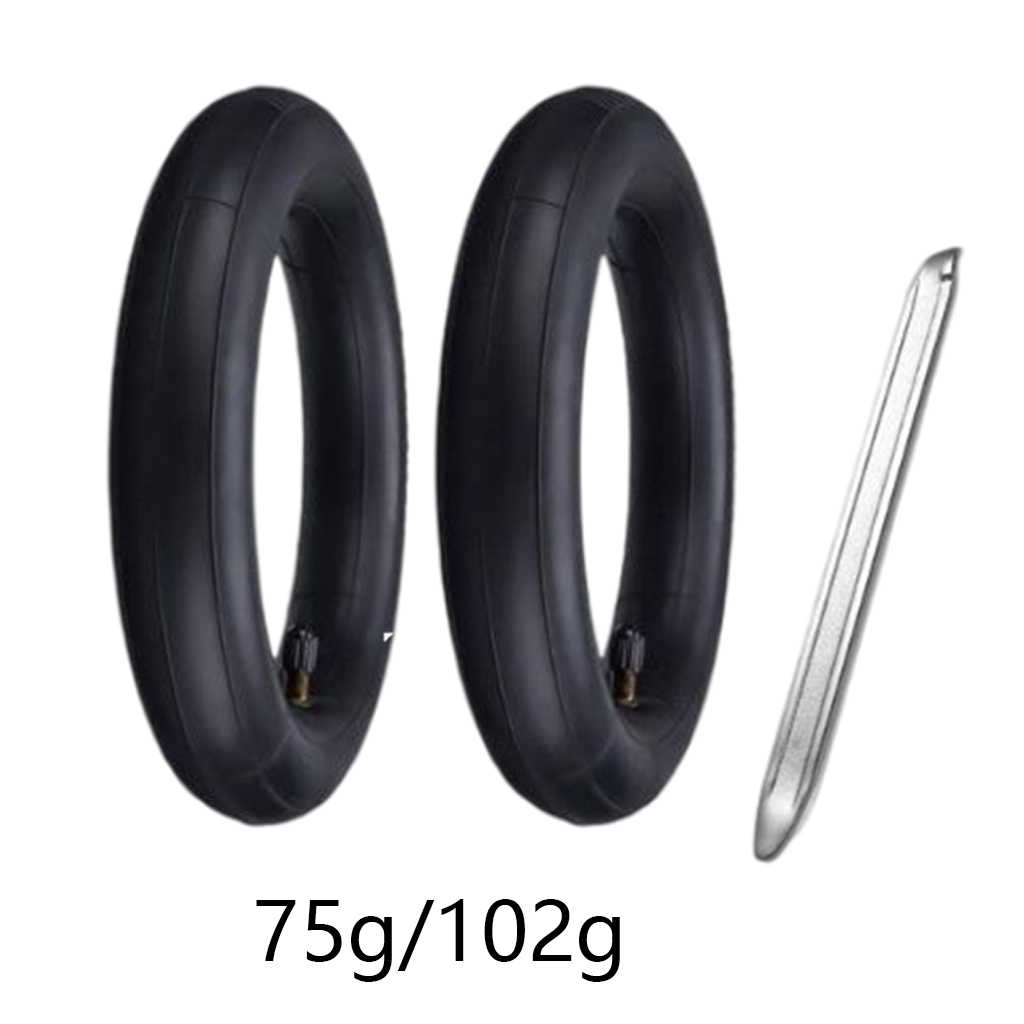 2Pcs Electric Scooter Tire Inner Tube Camera for M365 and Other Electric Skateboard with Crowbar