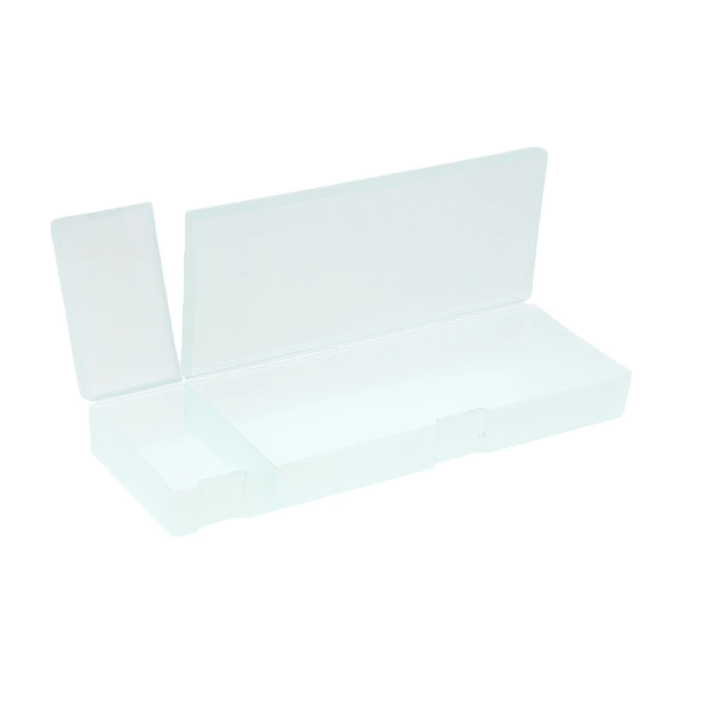 Clear Pencil Case Box Organizer Pen Holder for Office Clerk & Students Lightweight