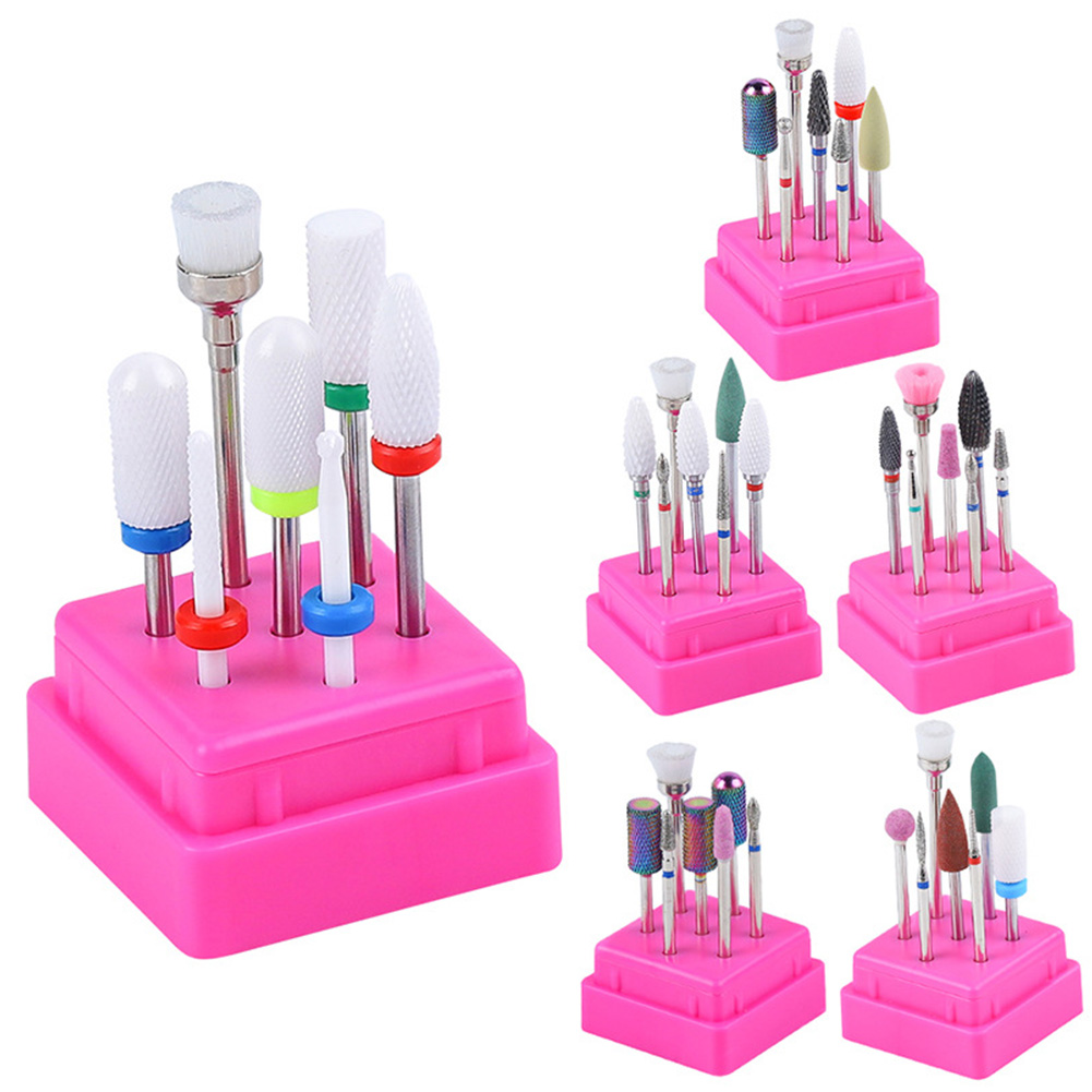 Polimento com Haste Salão de Beleza Pedicure Fresagem Cerâmica Multifuncional Brocas Conjunto Gel Limpo Unha Arte Manicure Profissional 17 unha arte manicure profissional
