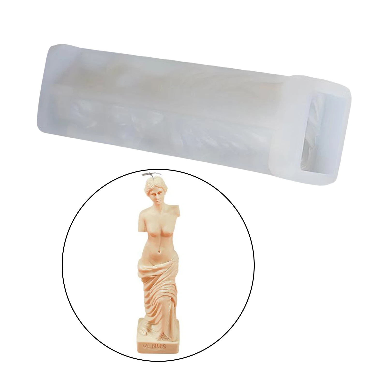 Resin Candle Molds, Goddess Silicone Molds Resin Epoxy Resin Casting Art Molds for DIY Soap Aromatherapy Wax Molds Gifts