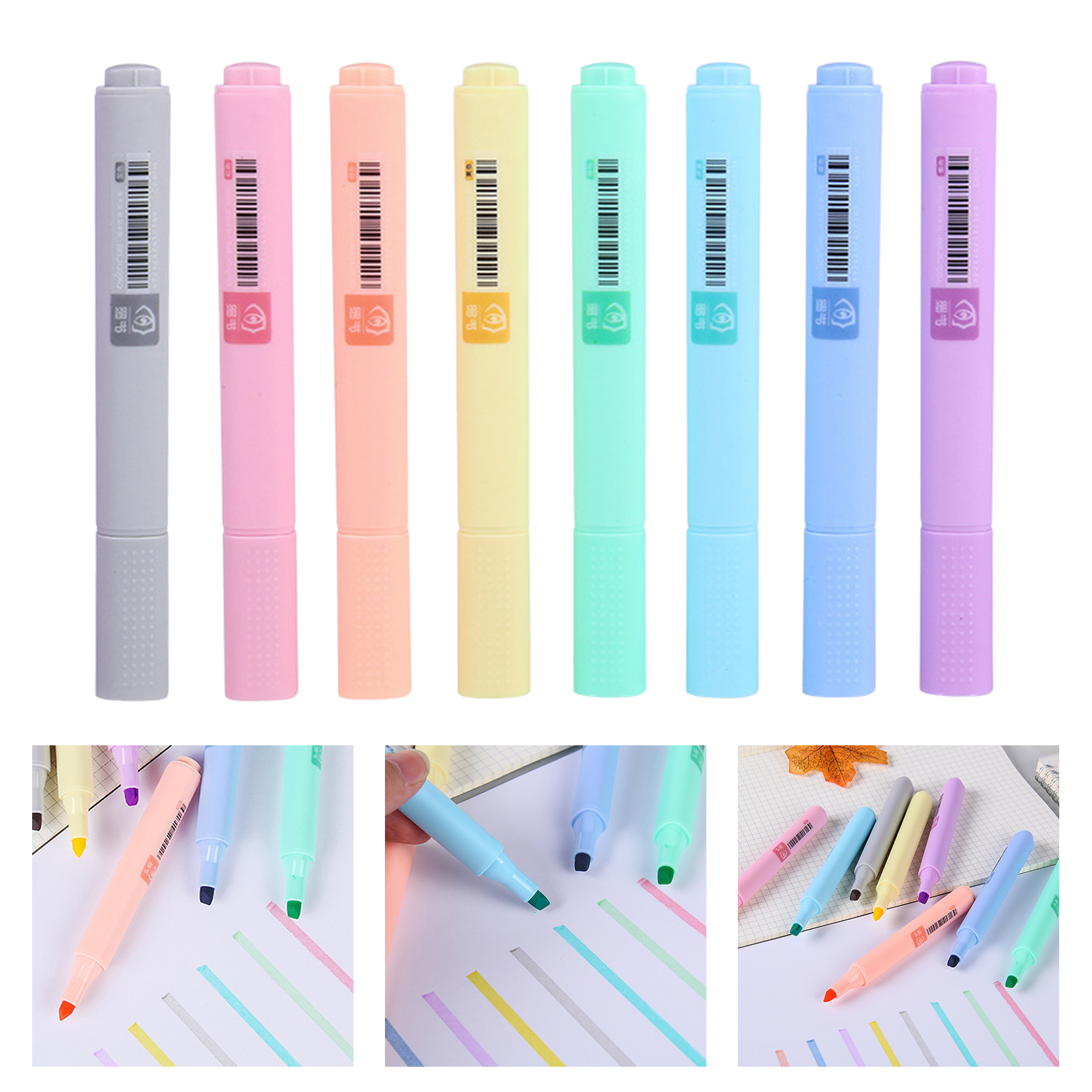 8Pack Pastel Color Chalk Fluorescence Marker Paint Pens Photo Album Art