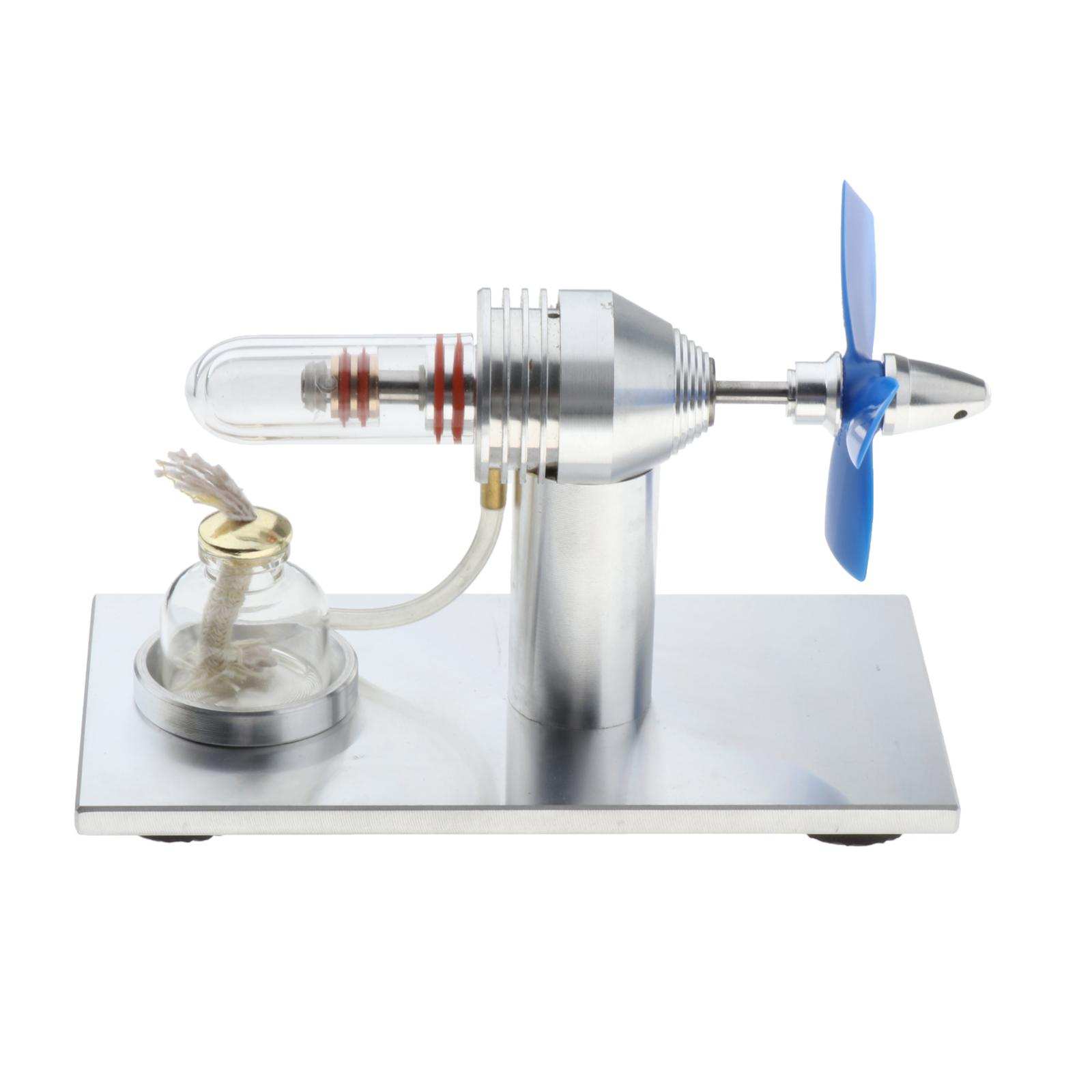 Hot Air Stirling Engine Motor Model Educational Toy Electricity Generator DIY Physics Generator Experiment Model Toys
