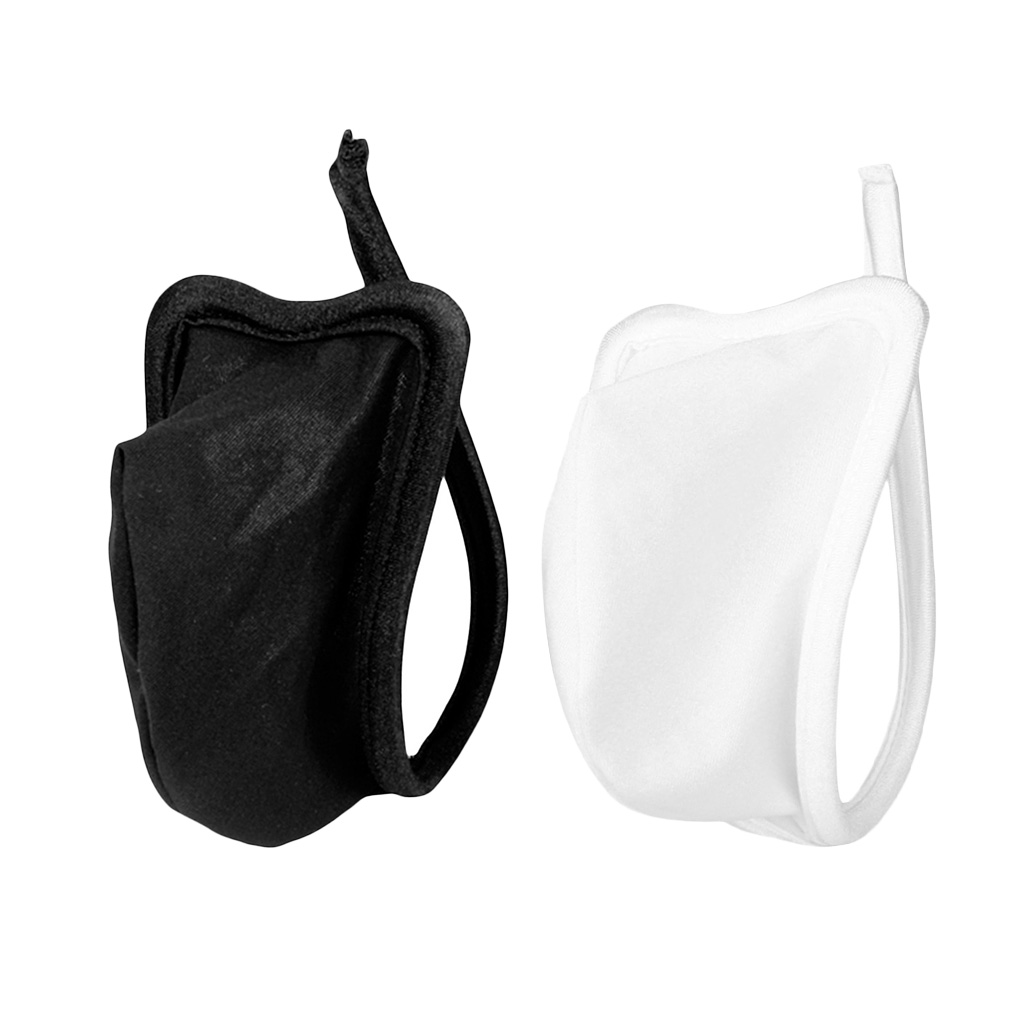 Pack of 2  Men's Stretchy C String Thong Invisible Underwear White Black