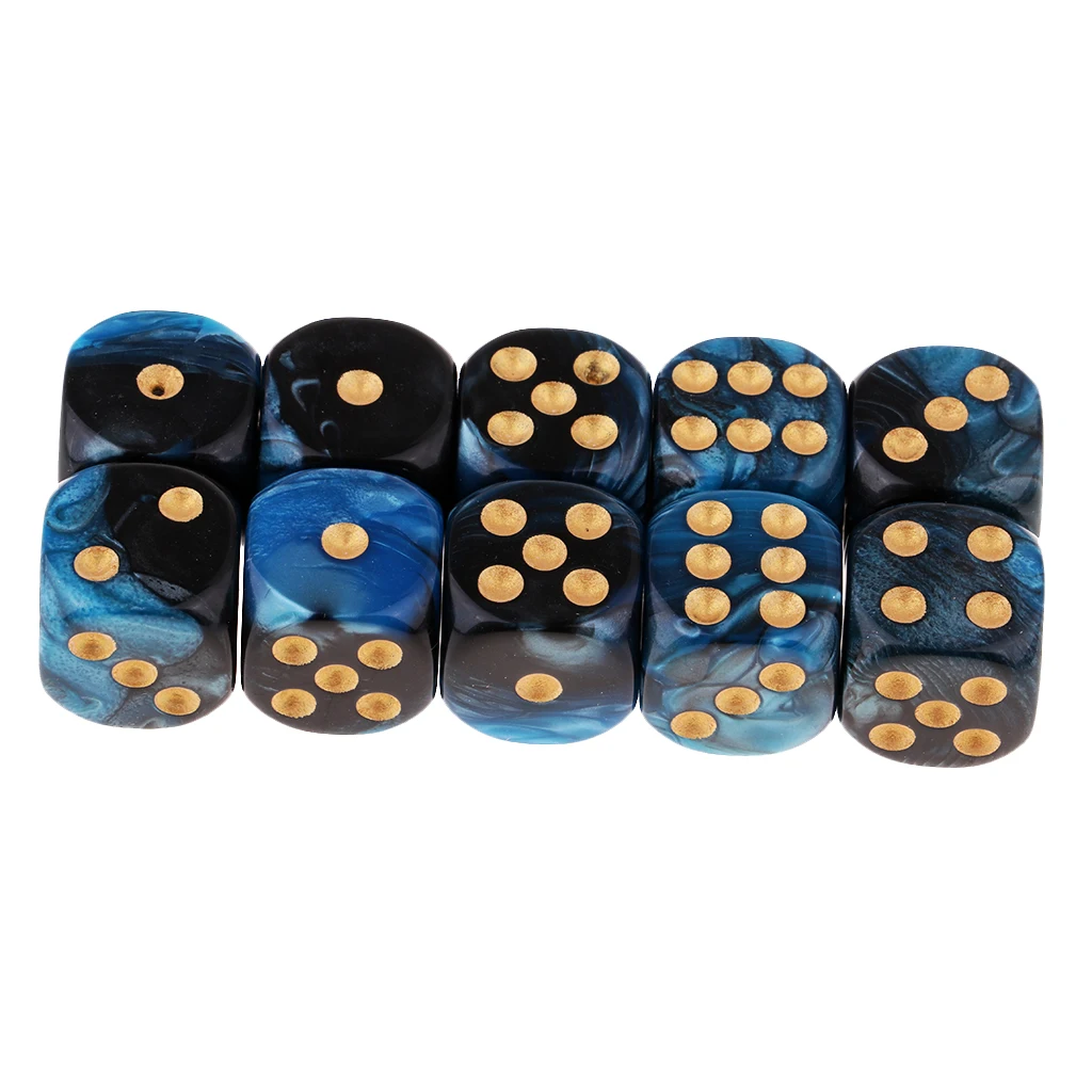 20 pack of 6-sided Game Dice 16mm Dice for Board Games and Teaching Math 
