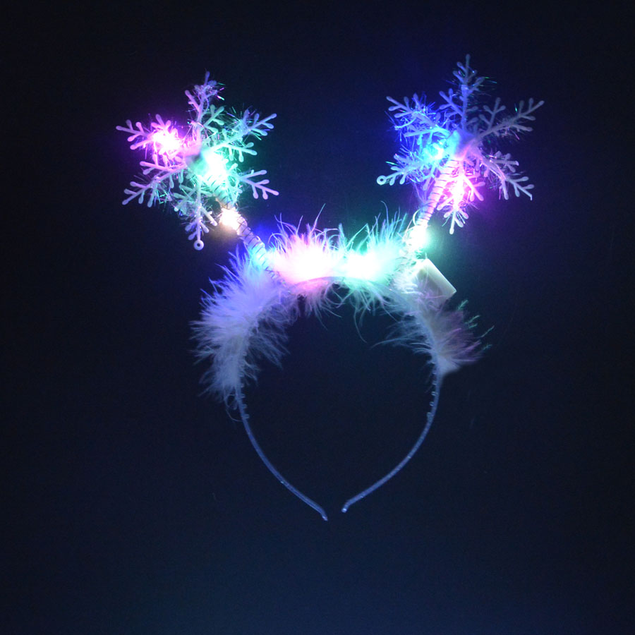 Kind Erwachsene Glow Lichter Fiber Optic Blinkende Stirnband Haarbänder Glow Party Supplies Geburtstag Kostüme Weihnachten Halloween – Detail 22