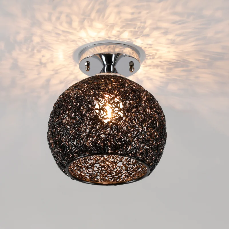 luminárias de teto modernas com com esferas de para decoração de sala de minimalistas