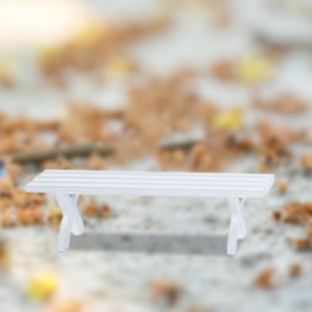 Simulation Mini 1/12 Scale Doll House Furniture BJD Scene Bench Lounge Chair Model Outdoor Street DIY Decoration Birthday Gifts