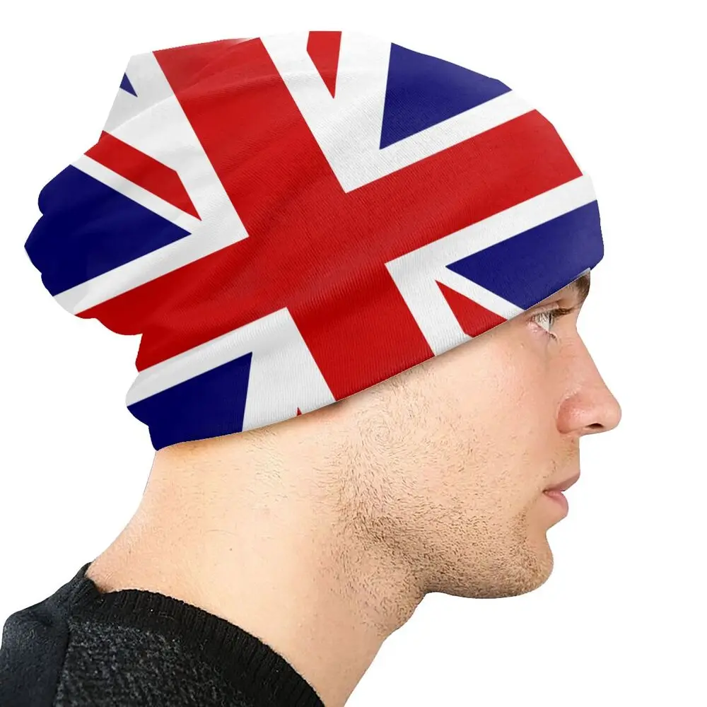 skully hat men's British Flag Union Jack Skullies Beanies UK Flag Great Britain United Kingdom Hats Men Caps Adult Head Wrap Bonnet Knit Hat men skully