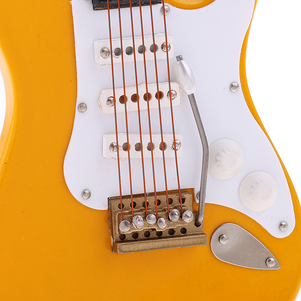 MagiDeal 1/6 Scale Wood Electric Guitar Model for 12 Inch Action Figure Accessory Kids Toys