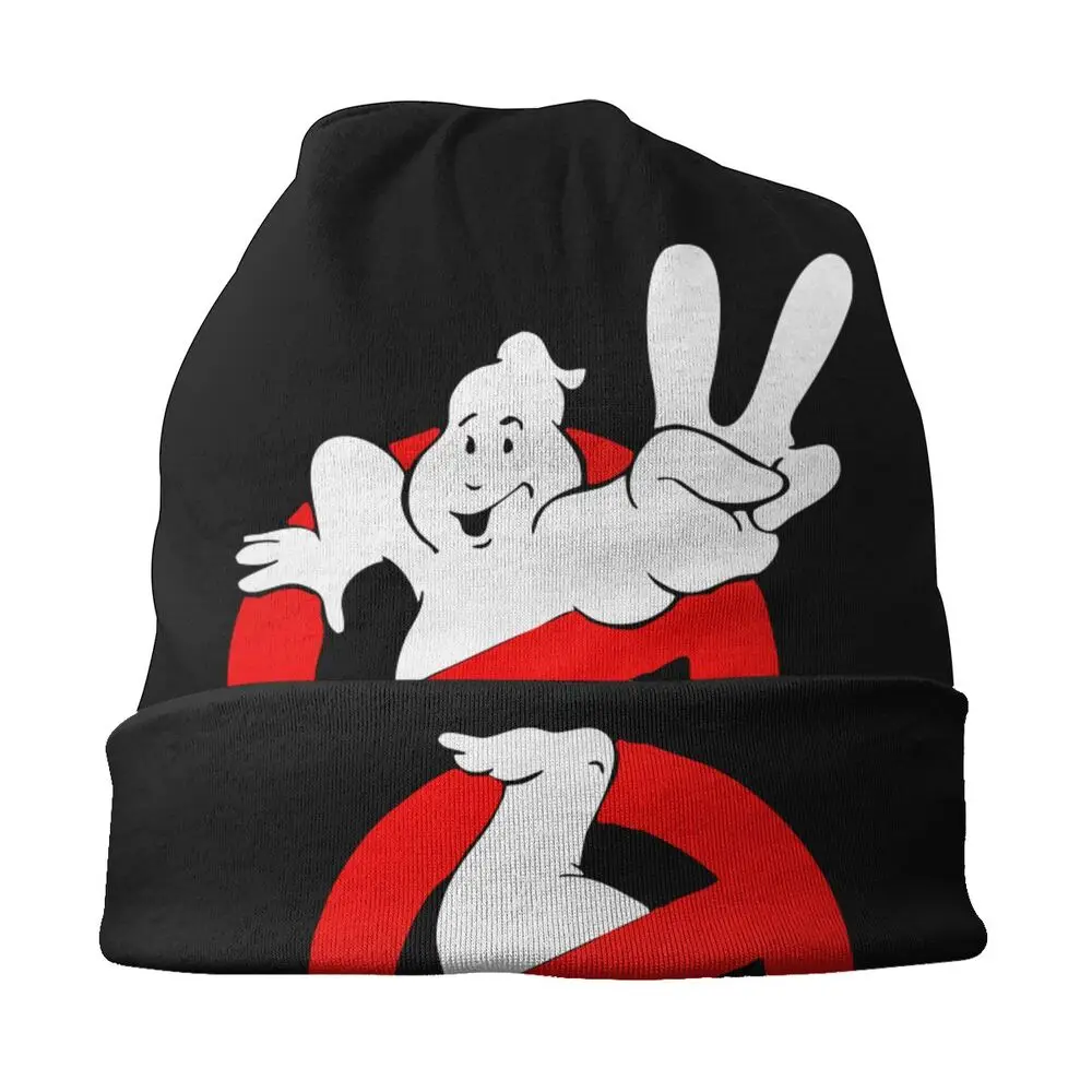 Peace Ghostbusters Skullies Beanies Ghost Busters Movie Hat Fashion Outdoor Men Women Caps Warm Dual-use Bonnet Knit Hat