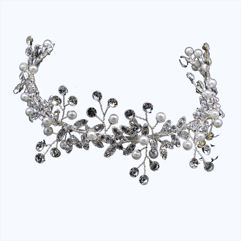 Acessórios de Cabelo Moda Nova Artesanal Cristal Strass Casamento Cabeça Banda Nupcial Headpieces Butt666 5 Cheap Grampos cabelo