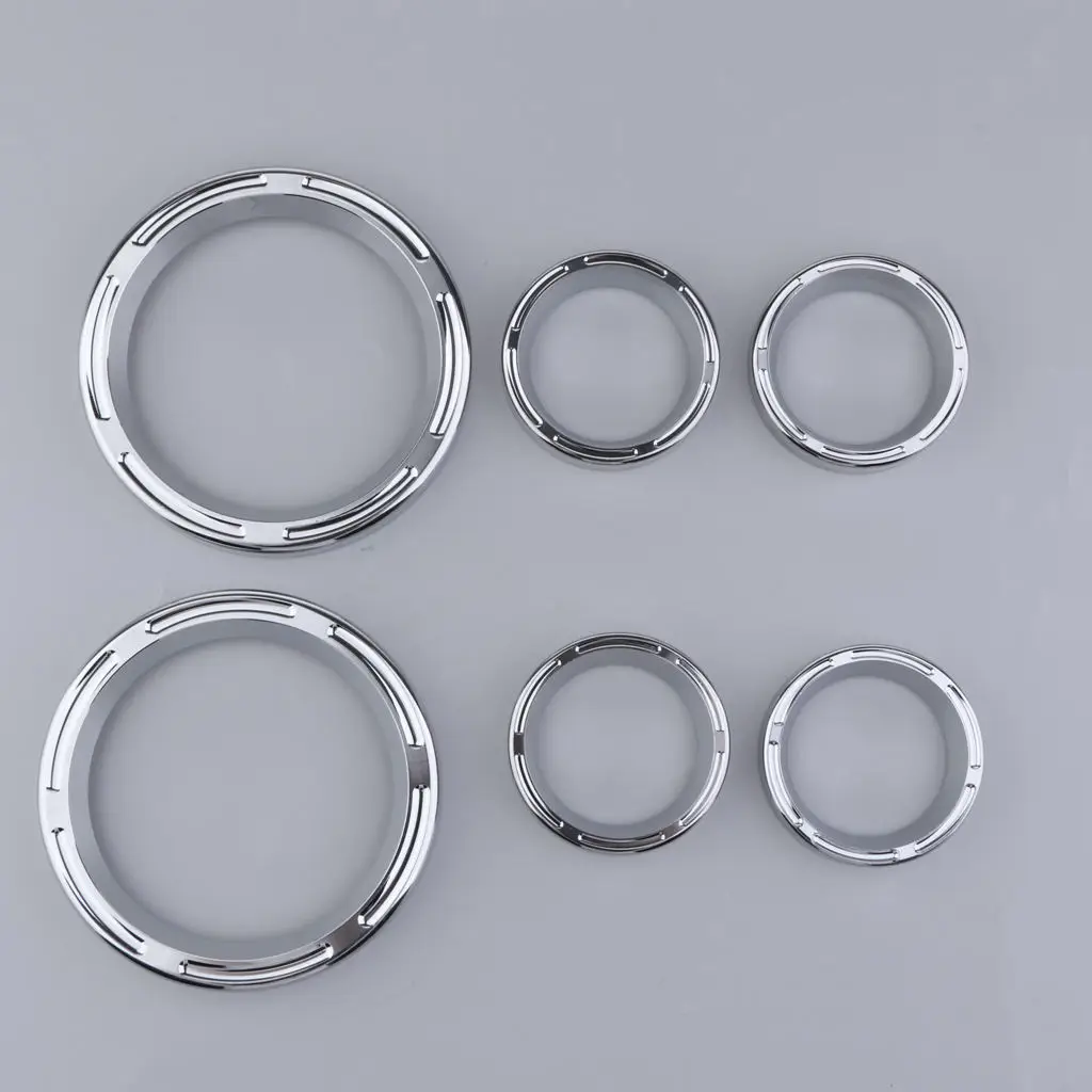 4 Inch Speedometer 2 Inch Gauge Burst Bezel Kit for 1996-2013  / / Road Glide &Trike