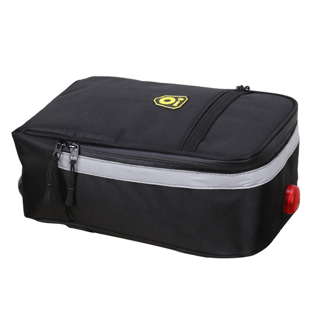 Cycling Bike Trunk Pouch Bag  Rear Rack Seat Tail Top Storage Pannier