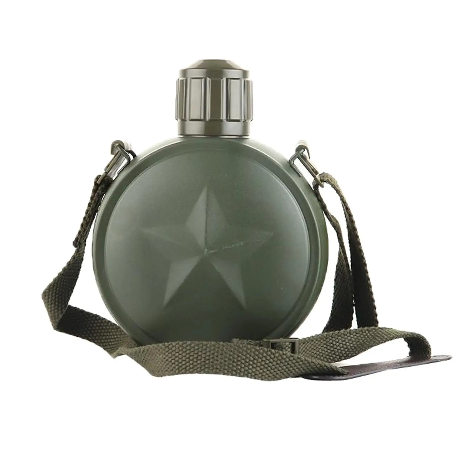 Portable  Style Wine Water Bottle Canteen Drink Cup with Belt Hiking